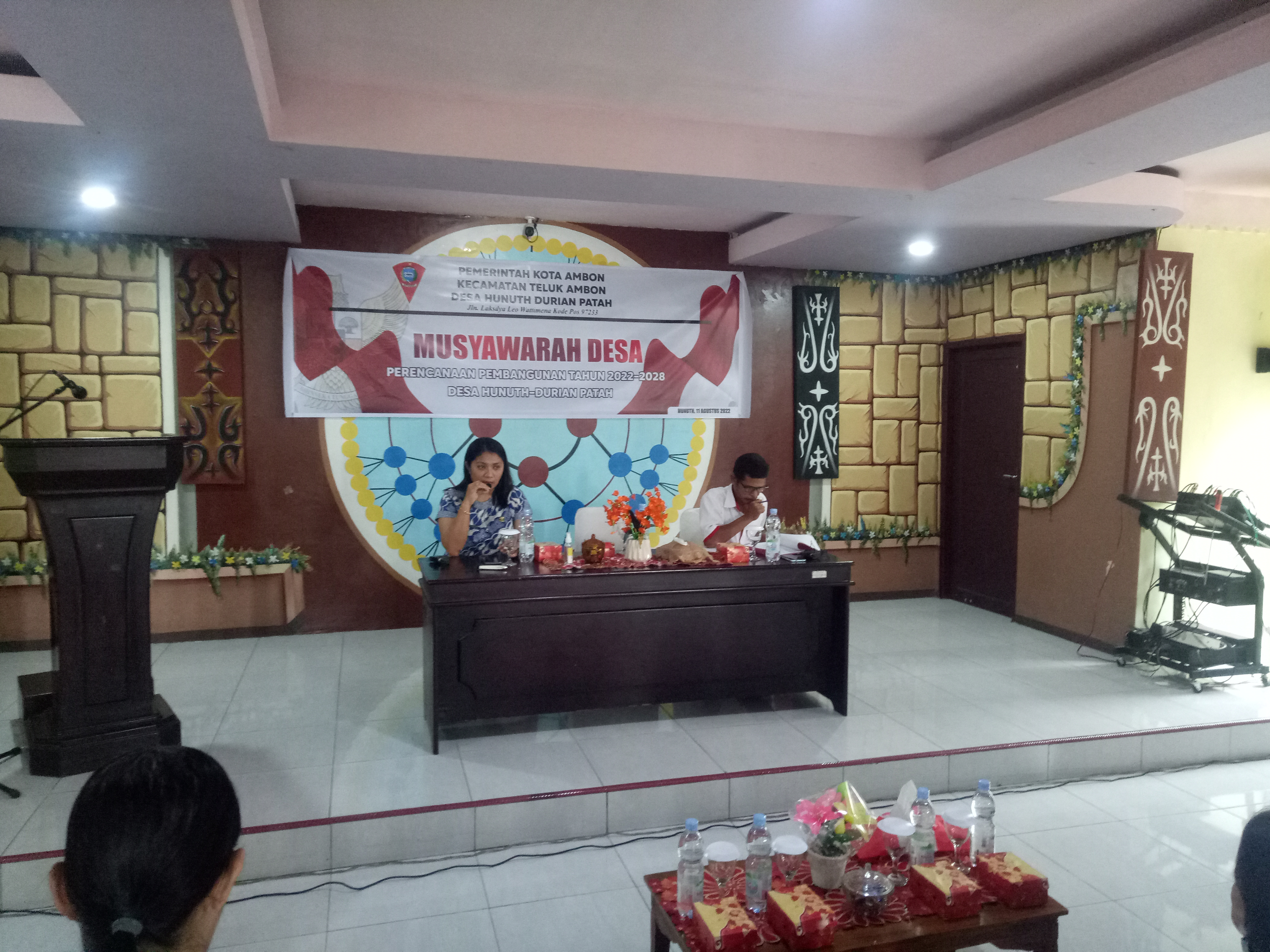 BPD Hunuth, Gelar Musdes Pembahasan dan Penetapan RPJM Desa 2023-2028